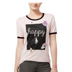 Dreamworks Trolls Happy Graphic T-Shirt Size Medium